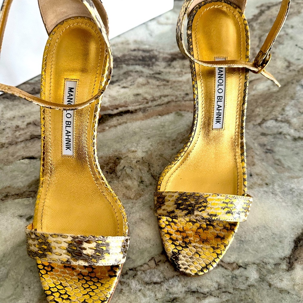 Manola Blahnik Chaos 90 559 Snake